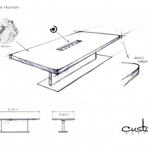 table-de-presentation-custom-design